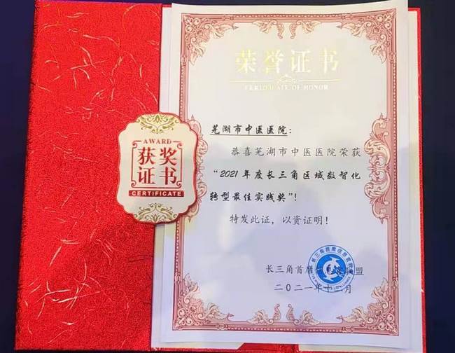 我院榮獲“2021年度長三角地區(qū)數(shù)智化轉(zhuǎn)型先進(jìn)單位最佳實(shí)踐獎(jiǎng)”榮譽(yù)稱號(hào)(圖2)
