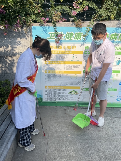 干凈清潔看我的 志愿服務(wù)在行動(dòng) ——我院團(tuán)委組織開展志愿者服務(wù)活動(dòng)(圖5)