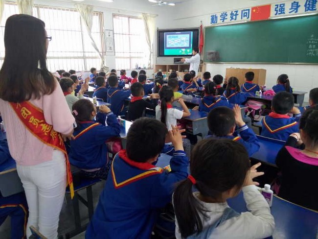 手衛(wèi)生主題活動走進(jìn)安徽師范大學(xué)附屬小學(xué)(圖1)