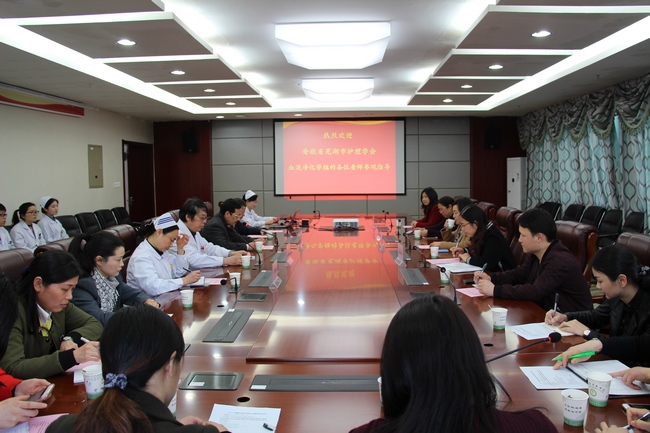 安徽省蕪湖市護(hù)理學(xué)會(huì)血液透析學(xué)組探討會(huì)議在我院召開(圖1)