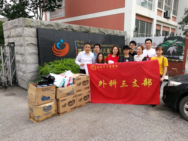 兒童節(jié)前夕，外三支部黨員為福利院兒童送去節(jié)日慰問(圖1)