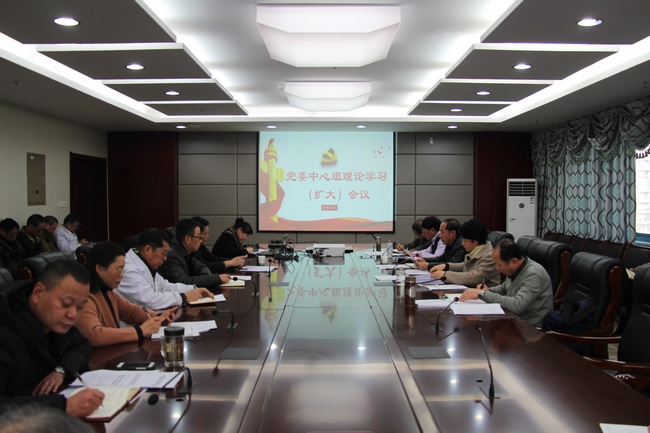 黨委召開(kāi)中心組理論學(xué)習(xí)（擴(kuò)大）會(huì)議    開(kāi)展“六清六提升”專(zhuān)題學(xué)習(xí)研討(圖1)
