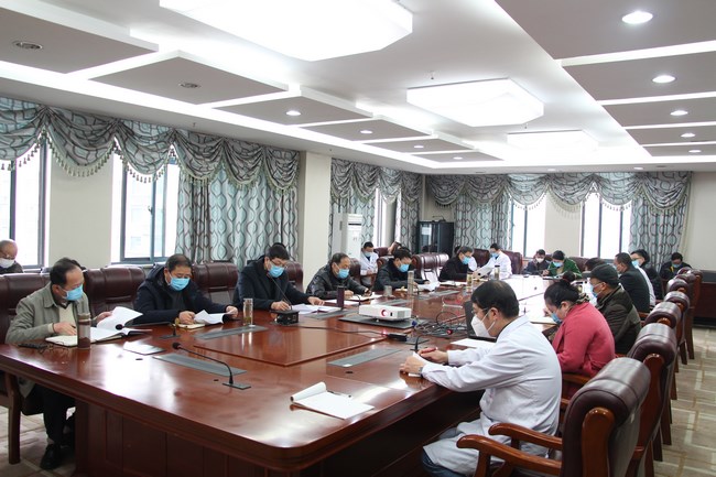 醫(yī)院召開黨委理論學習中心組暨防控指揮部工作擴大會議(圖3)
