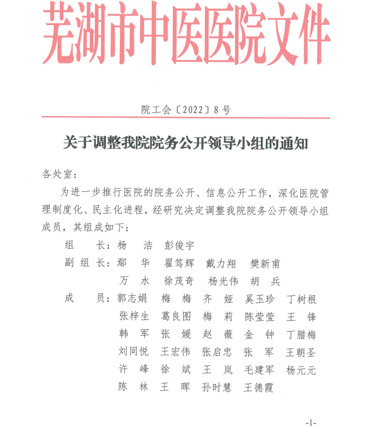 院務(wù)公開(kāi)領(lǐng)導(dǎo)小組調(diào)整通知(圖1)